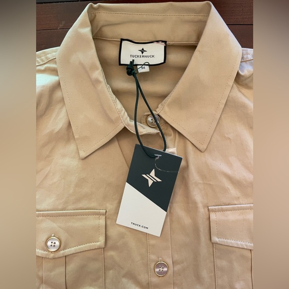 Tuckernuck Khaki Steele Shirt NWT - Picture 2 of 2